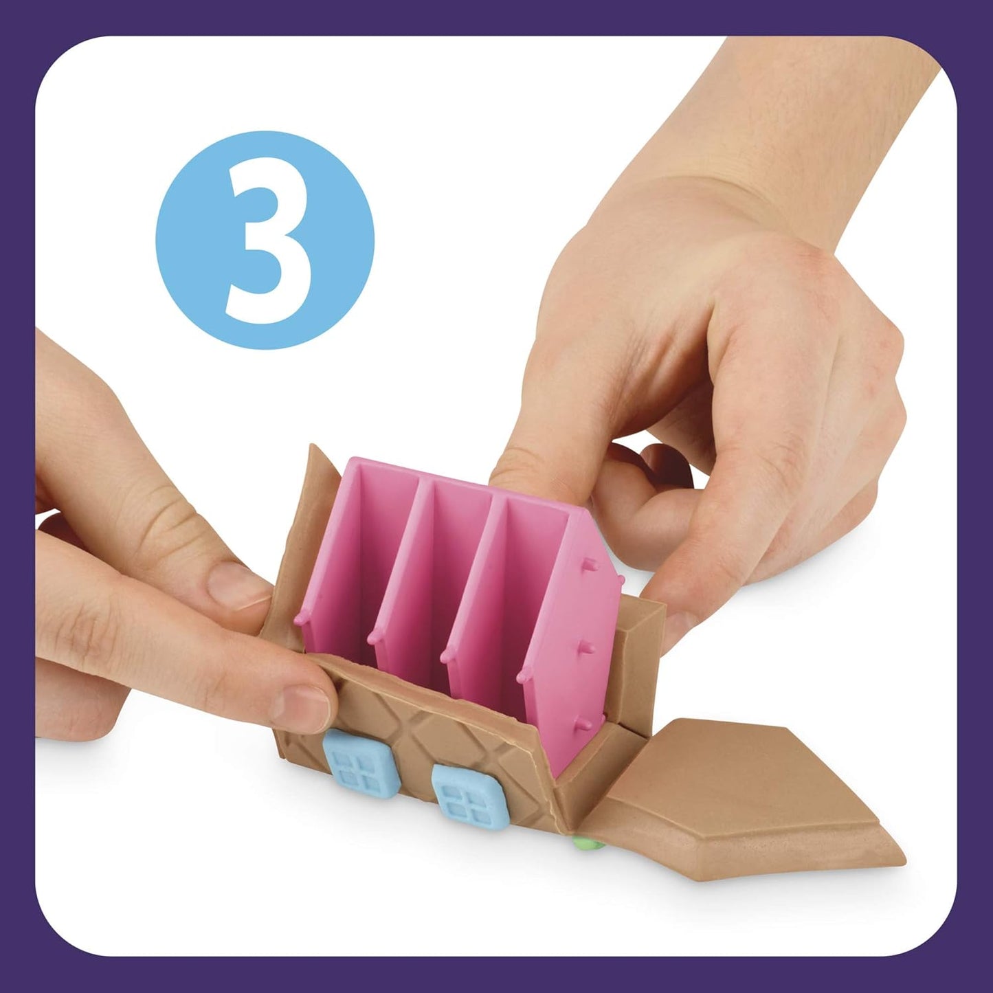 Builder Gingerbread House Toy Building Kit for Kids 5 Years and up with 6 Non-Toxic  Colors - Easy to Build DIY Craft Set (Amazon Exclusive)