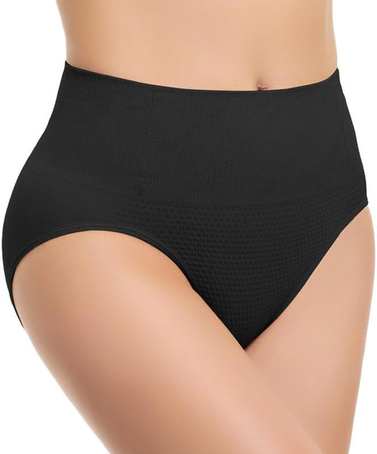 Shapewear Tummy Control Underwear Panties,Mid Waist Trainer Girdle Body Shaper Briefs Butt Lifting Shapewear for Women