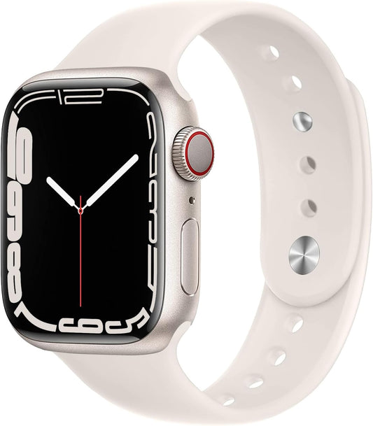Sport Bands for Apple Watch Band 40Mm 44Mm 45Mm 49Mm 41Mm 38Mm 42Mm Women/Men,Soft Silicone Strap for Apple Watch Series 9,Ultra 2,8,Ultra,Se,7 6 5 4 3,Correa Iwatch Bands Wristband
