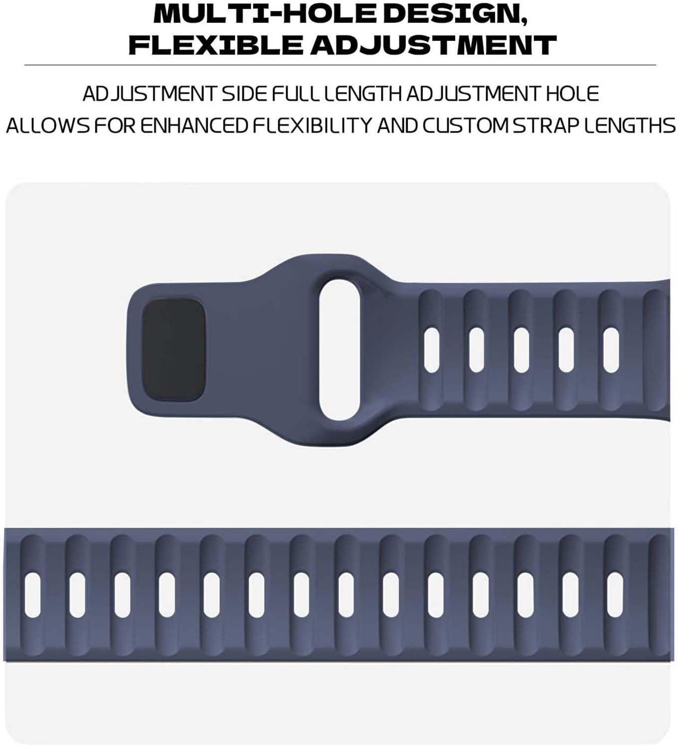Outdoor Sports Bands Compatible with Apple Watch Ultra Band 42-49Mm, Soft Silicone Waterproof Bands Compatible with Iwatch Apple Watch Series Ultra 9 8 7 6 SE Women'S Men'S