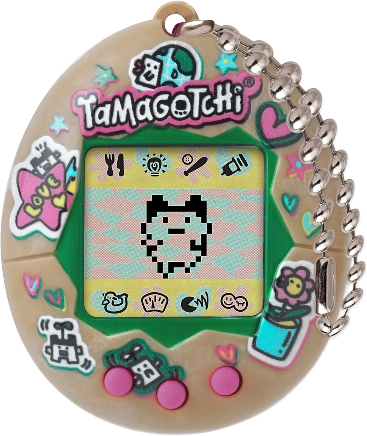 Bandai Original Sustainable Egg-Shell Digital Pet | Nurture and Raise Your Virtual Pet | Eco-Friendly Case | Includes Original Tama-Art Stickers | Retro 90S Japanese Kids’ Toy BanUK