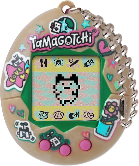Bandai Original Sustainable Egg-Shell Digital Pet | Nurture and Raise Your Virtual Pet | Eco-Friendly Case | Includes Original Tama-Art Stickers | Retro 90S Japanese Kids’ Toy BanUK