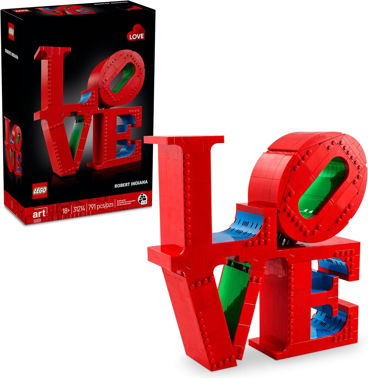 Art Love Collectible Building Sets - DIY Kits for Adults, Ages 18+ - Crafts for Home Decor & Display - Gift Ideas for Valentine'S Day, Birthdays, & More - 31214