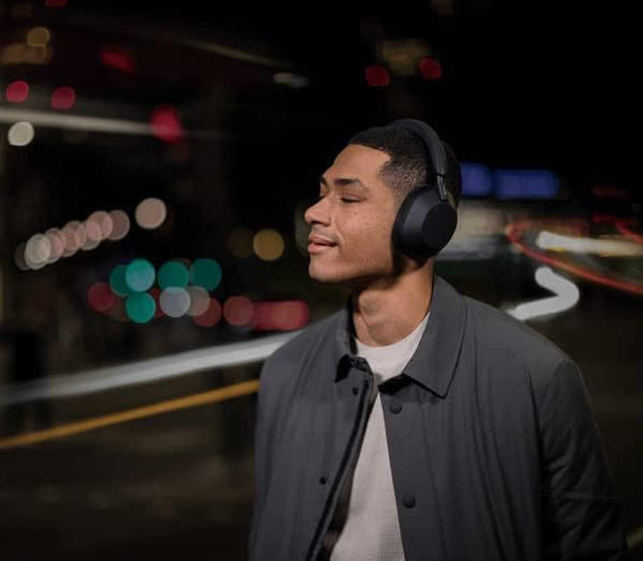 WH-1000XM5 the Best Wireless Noise Canceling Headphones, Made of Soft Fit Synthetic Leather, Integrated Processor V1, with 4 Beamforming Microphones, up to 30-Hour Battery Life, Black