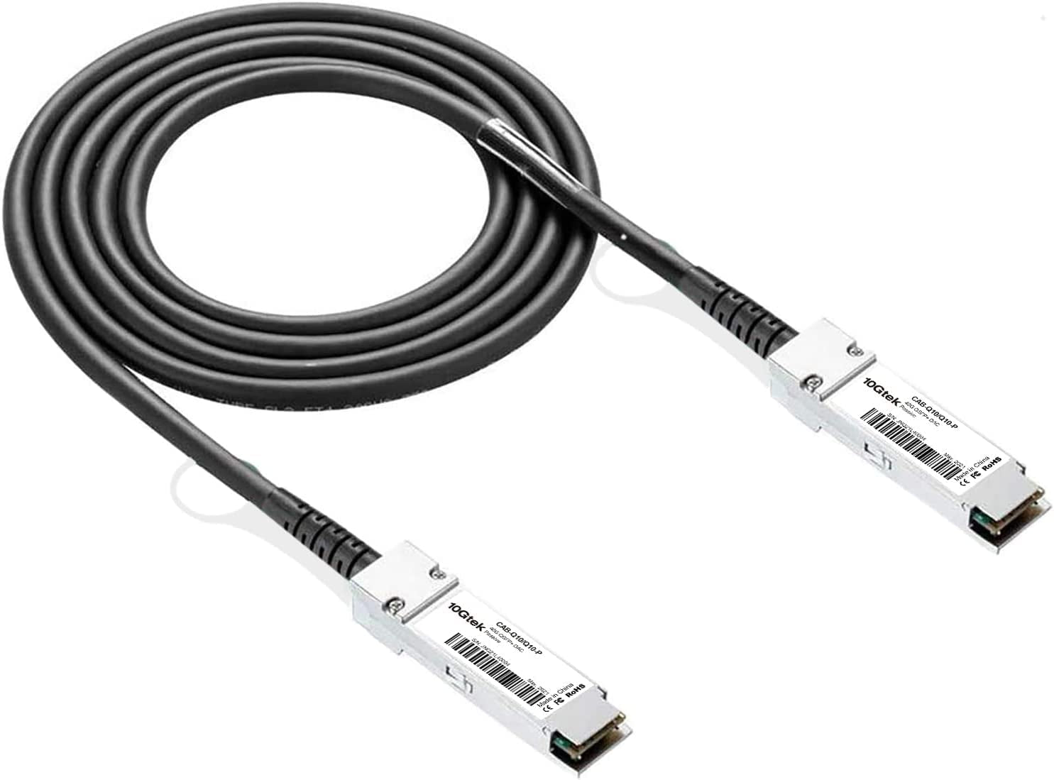 SFP+ DAC Twinax Cable - 10GBASE-CU Passive Direct Attach Copper SFP Cable for Cisco SFP-H10GB-CU2M, Ubiquiti Unifi UC-DAC-SFP+, Meraki, Fortinet, D-Link, 2-Meter(6.6Ft) | 0.25-12M Optional