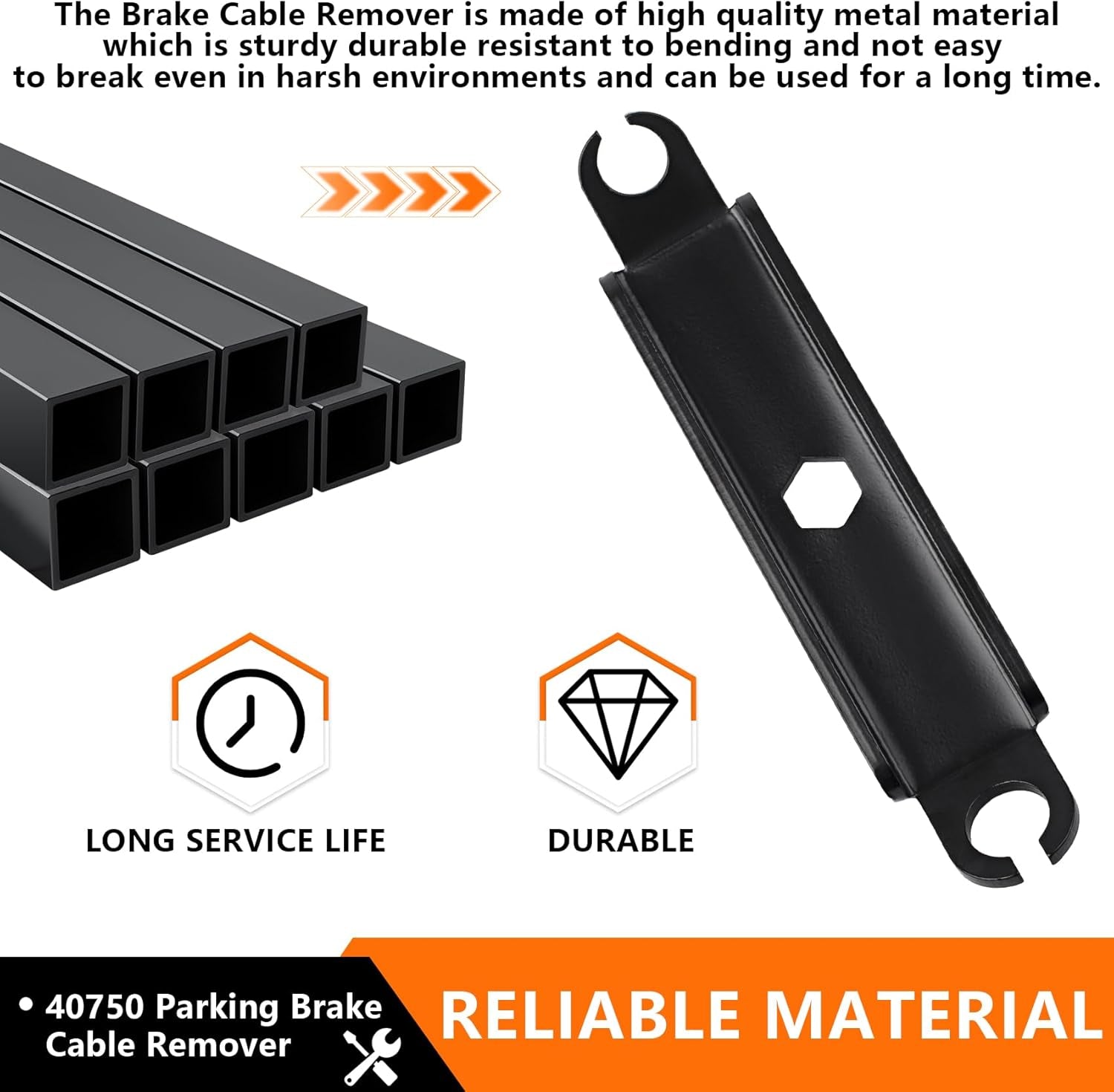 Parking Brake Cable Removal Tool, Parking Brake Cable Tool for Ford F-Series, Expeditions, Excursions, Etc., Parking Brake Cable Removal Tool, 40750 Parking Brake Cable Removal Tool, 2-Pack