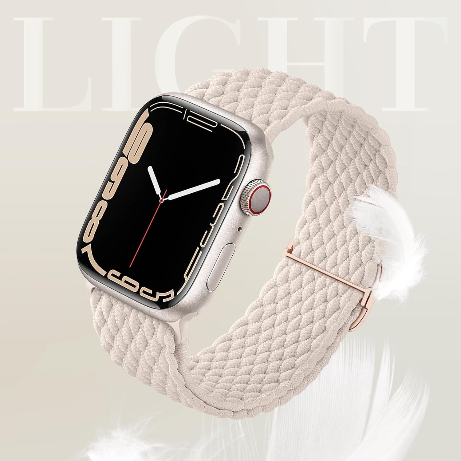 5 Pack Braided Stretchy Solo Loop Compatible with Apple Watch Bands 40Mm 38Mm 41Mm 44Mm 45Mm 49Mm 42Mm for Women Men, Elastic Nylon Adjustable Sport Straps for Iwatch Series 9 8 7 6 5 4 3 SE Ultra