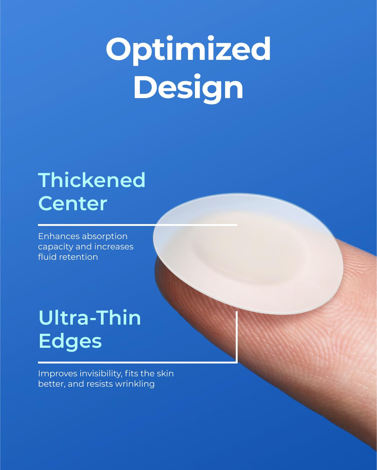 Pimple Patches for Face Acne: 0.1Mm Ultra-Thin Hydrocolloid Zit Stickers with Tea Tree Oil - 44 Invisible Dots, 2 Sizes (Whiteheads/Sensitive Skin)