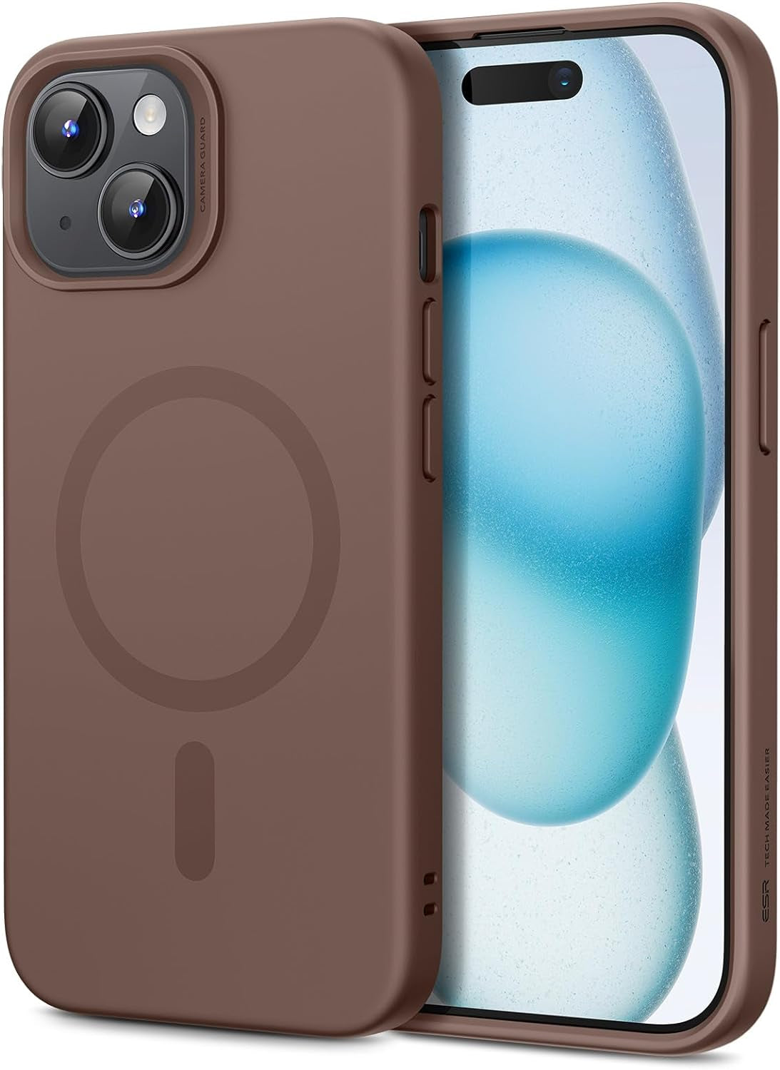 for Iphone 16E Case, Compatible with Magsafe, Shockproof Military-Grade Protection, Magnetic Phone Case for Iphone Se 4 Case, Classic Hybrid Case (Halolock),Frosted Red