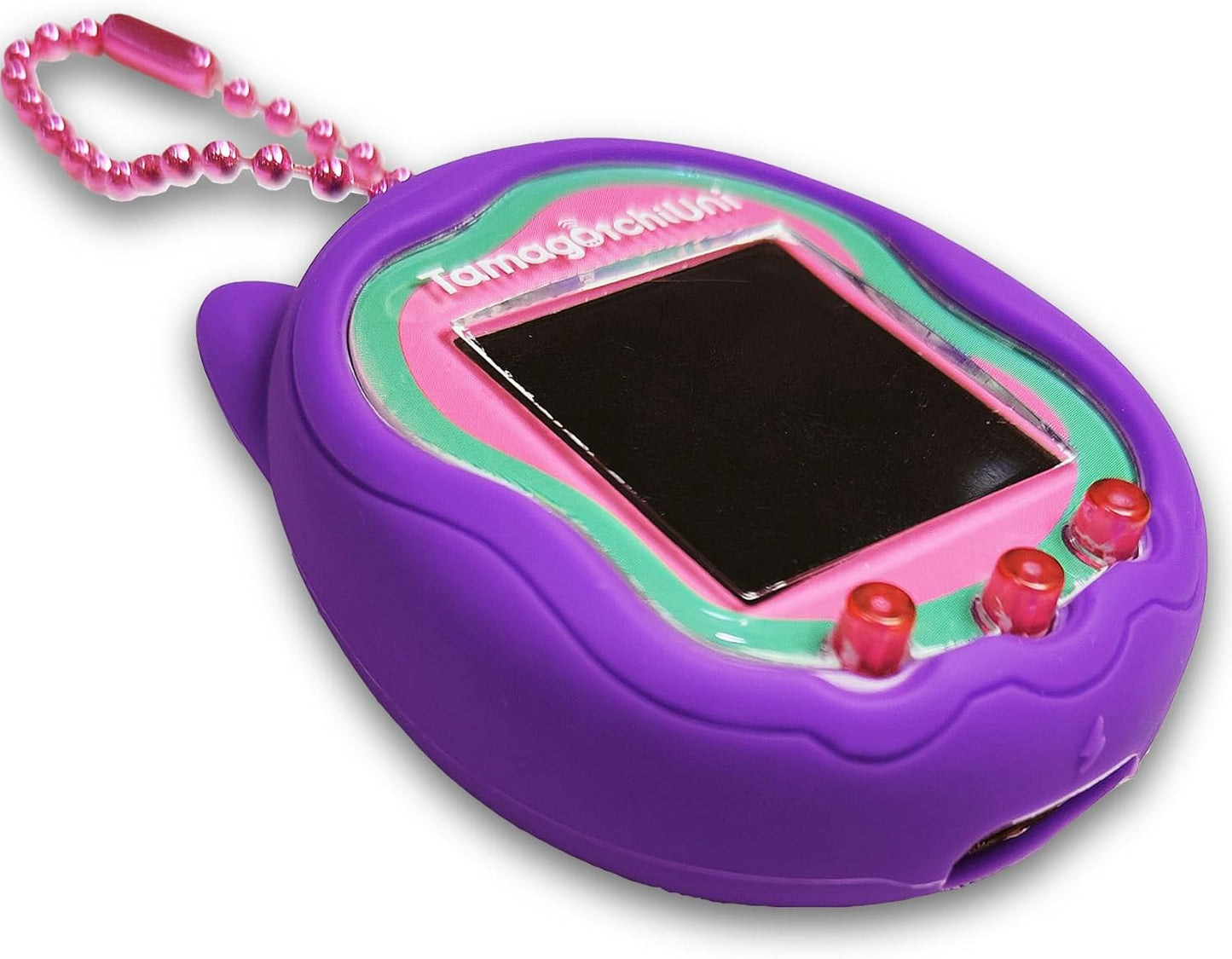 Silicone Cover Case for Tamagotchi Uni Interactive Virtual Pet, Screen Protector for Tamagotchi Uni Pet Band Accessories(Silicone Cover) (Purple) ZOUSA