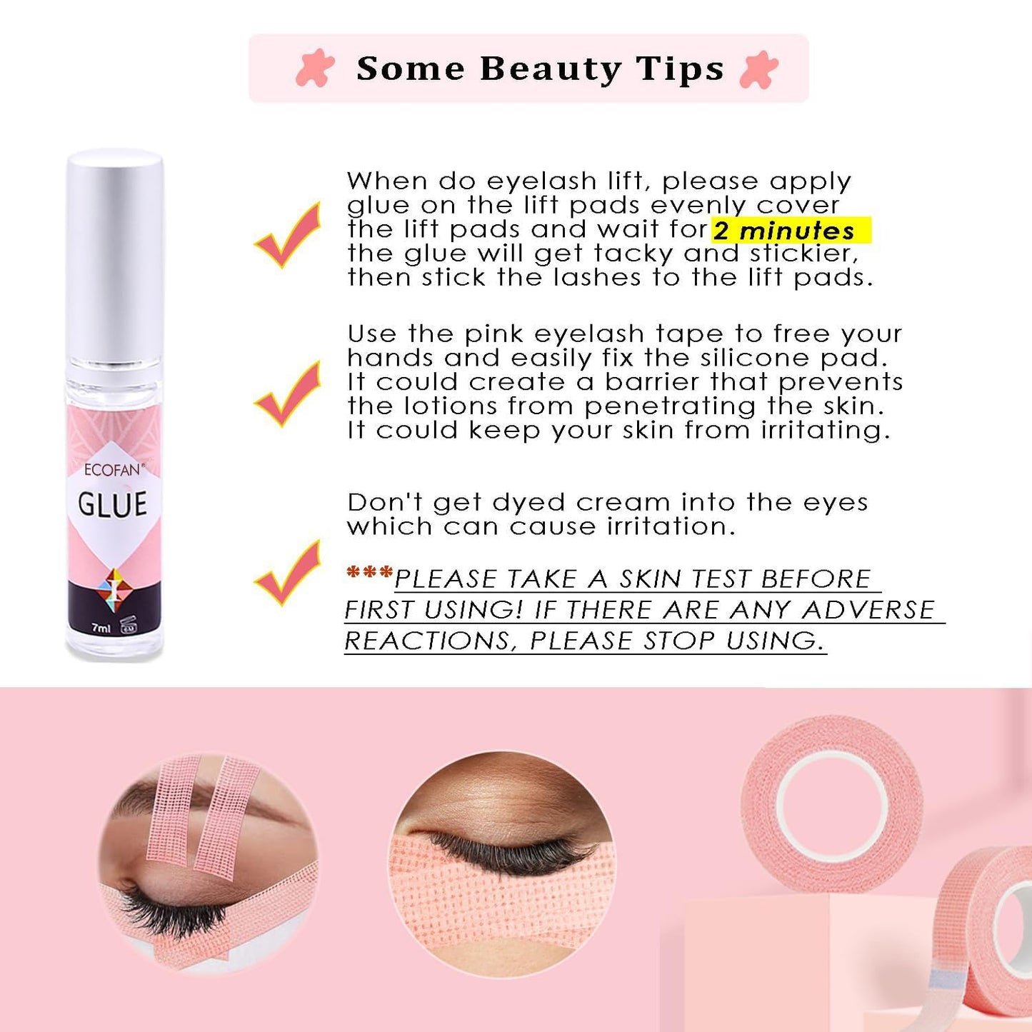 Lash Lift and Black Kit, Professional Eyelash Perm Kit and Black Eyelash & Eyebrow Set 3 in 1, Quick Lifting & Voluminous Coloring with Complete Tools for Salon Grade Home DIY