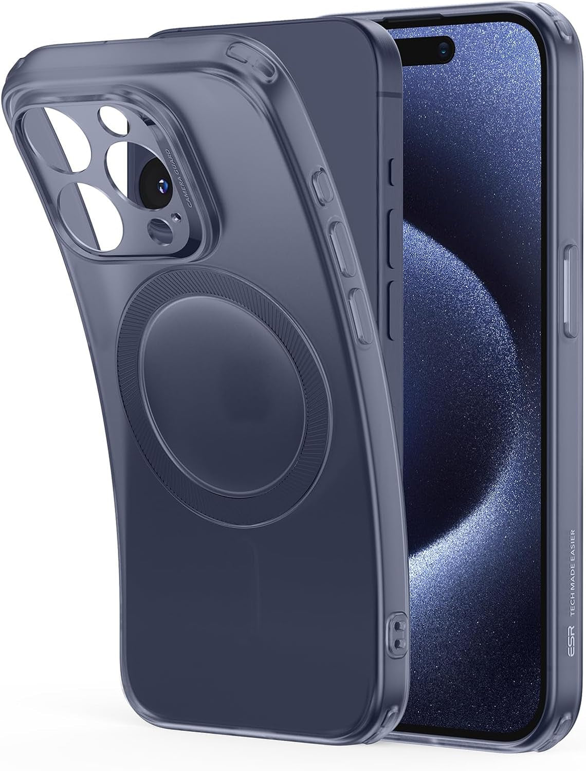 for Iphone 16E Case, for Iphone SE 4 Case Compatible with Magsafe, Camera Protection, Shockproof Thin Cover, Resists Yellowing Scratches, Magnetic Iphone Case for 16E, Zero Series,Frosted Black