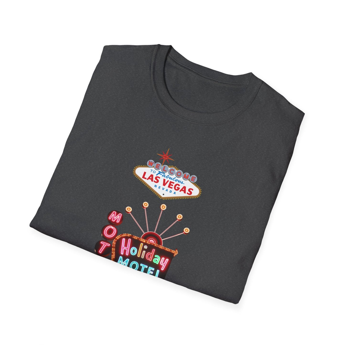 RETRO LAS VEGAS HOLIDAY HOTEL Unisex Softstyle T-Shirt