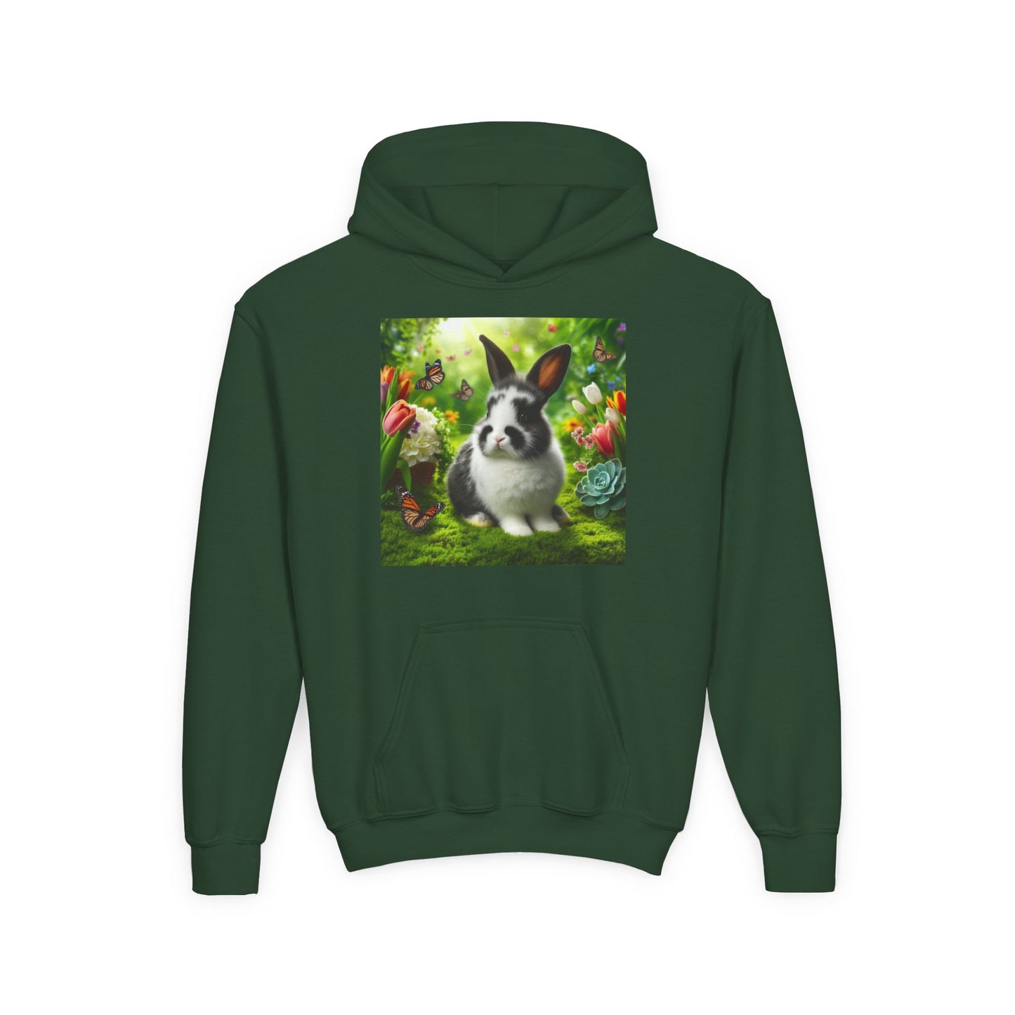 Dutch Rabbit Youth Heavy Blend Hooded Sweatshirt