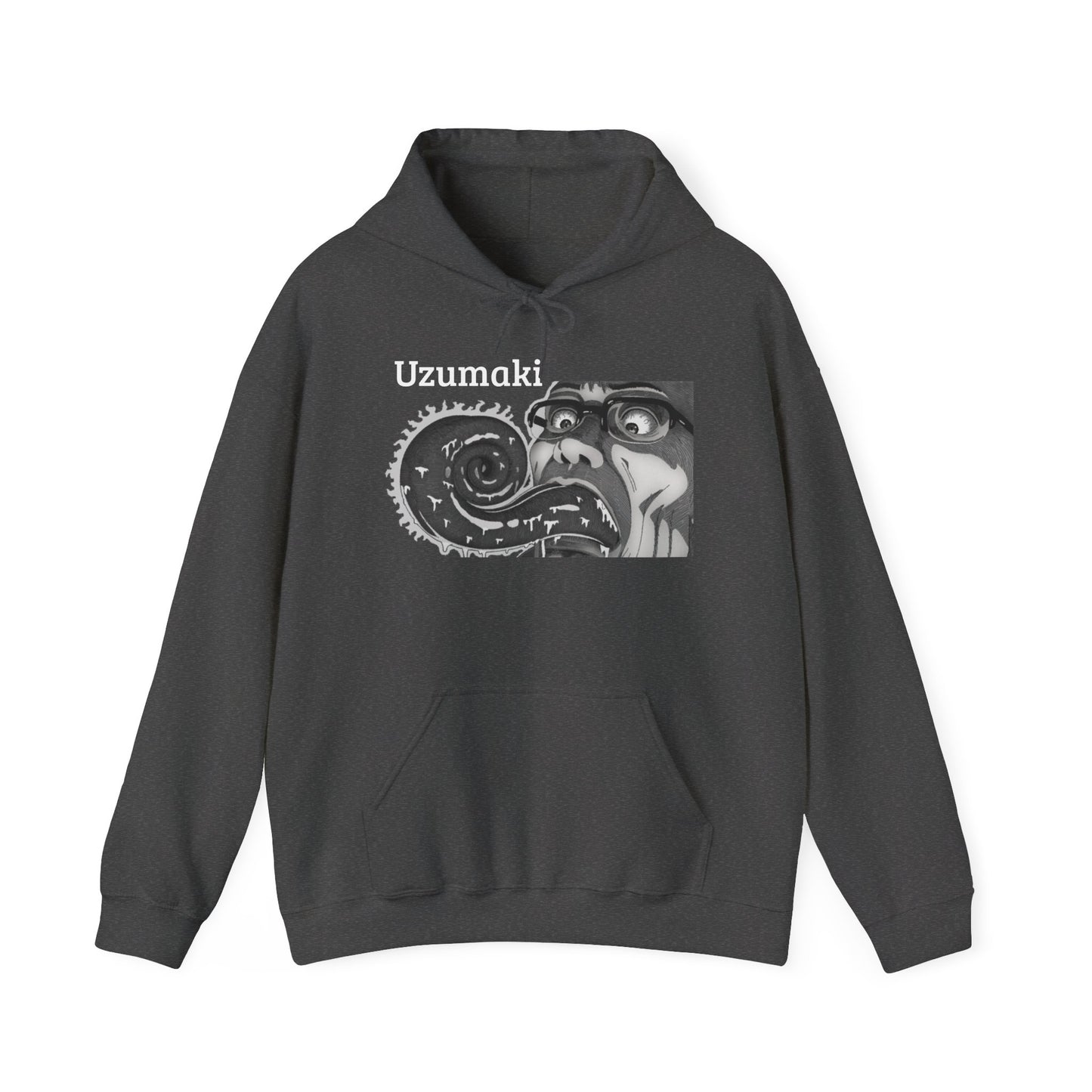 Anime Uzumaki Hoodie - Unisex Heavy Blend™ Hooded Sweatshirt, Naruto Inspired Jumper, Cosplay Sweater, Japanese Manga Pullover, Cool Anime
