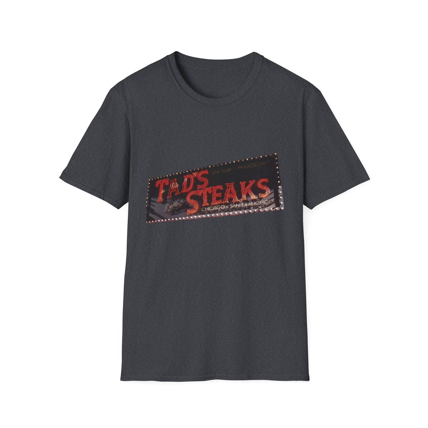 Tad's Steaks [gone] Times Square New York, NY Unisex Softstyle T-Shirt