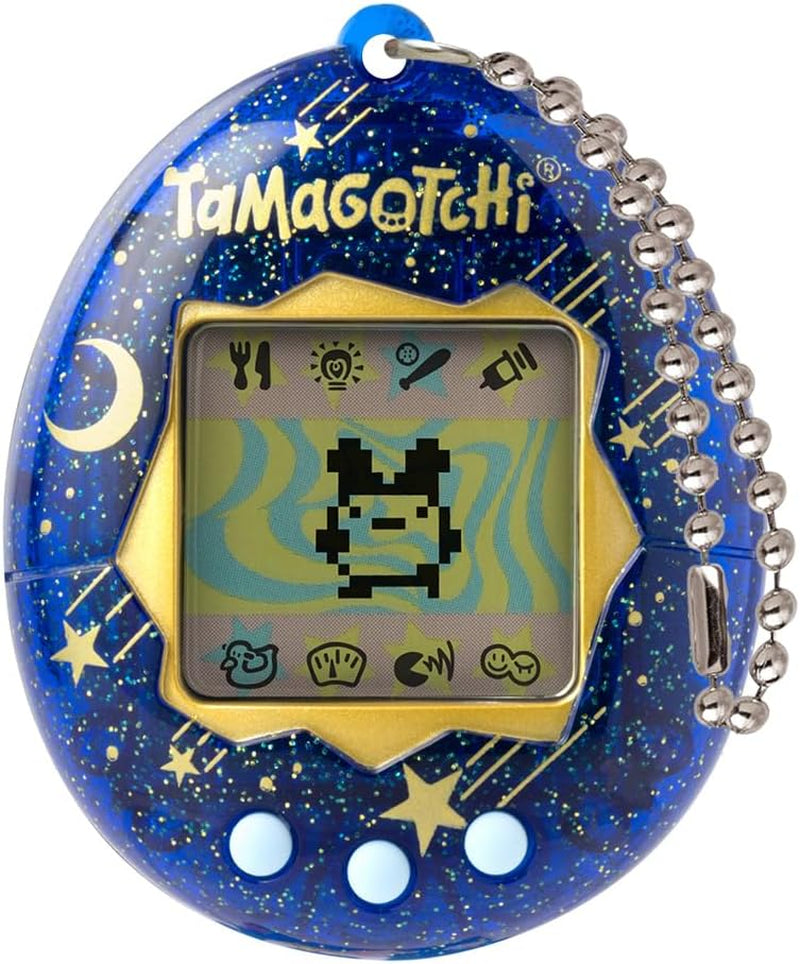 Bandai  Original Starry Night Shell |  Original Cyber Pet 90S Adults and Kids Toy with Chain | Retro Virtual Pets Are Great Boys and Girls Toys or Gifts for Ages 8+ BanUK