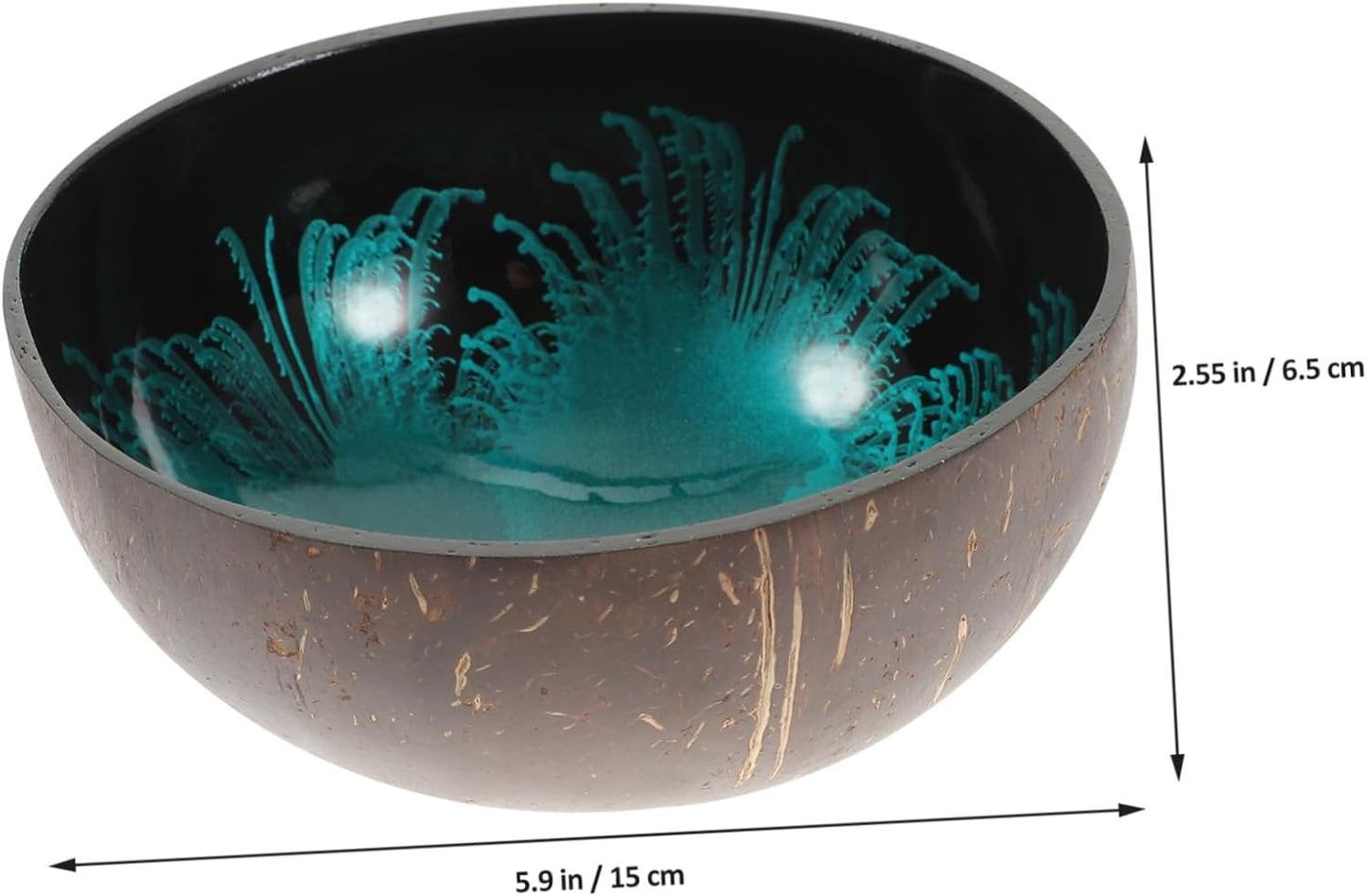 Offering Bowl Shell Key Holder Key Holder Bowl Coconut Storage Bowl Coconut Bowls Dessert Bowl Bowls for Food Desktop Organizer Wooden Soup Bowls Cute Snack Office Coconut Shell