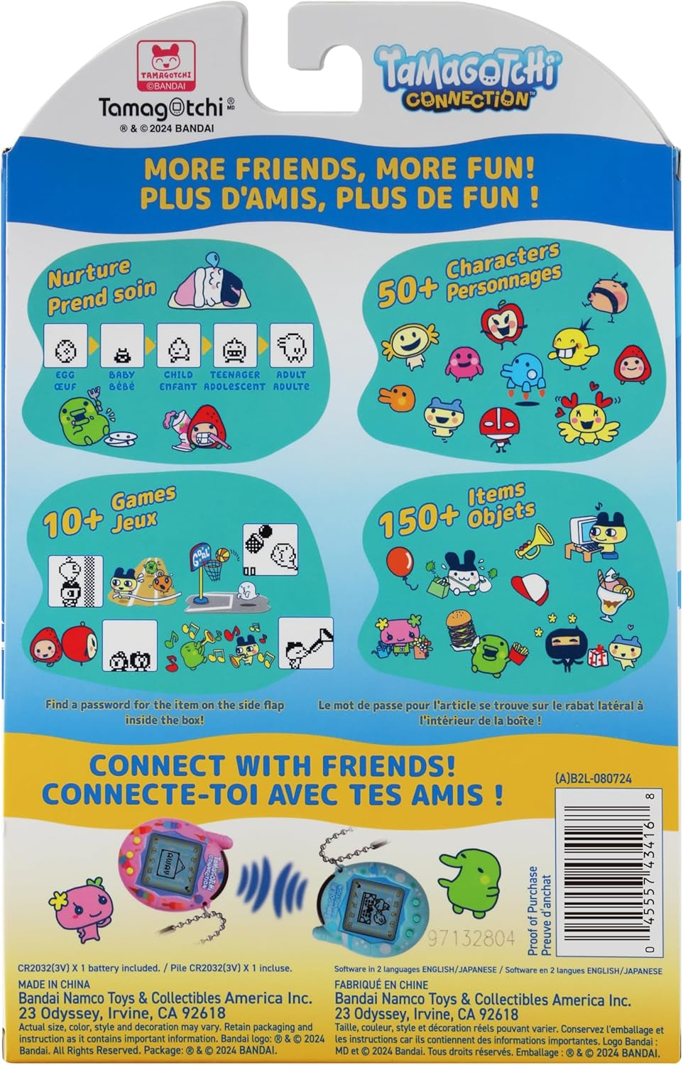 Bandai Connection Digital Pet Pink Glitter Shell Virtual Pet Electronic Toy with Infra-Red Connection for Shared Fun | Kids Toys for Girls and Boys Are Great Japanese Gifts BanUK