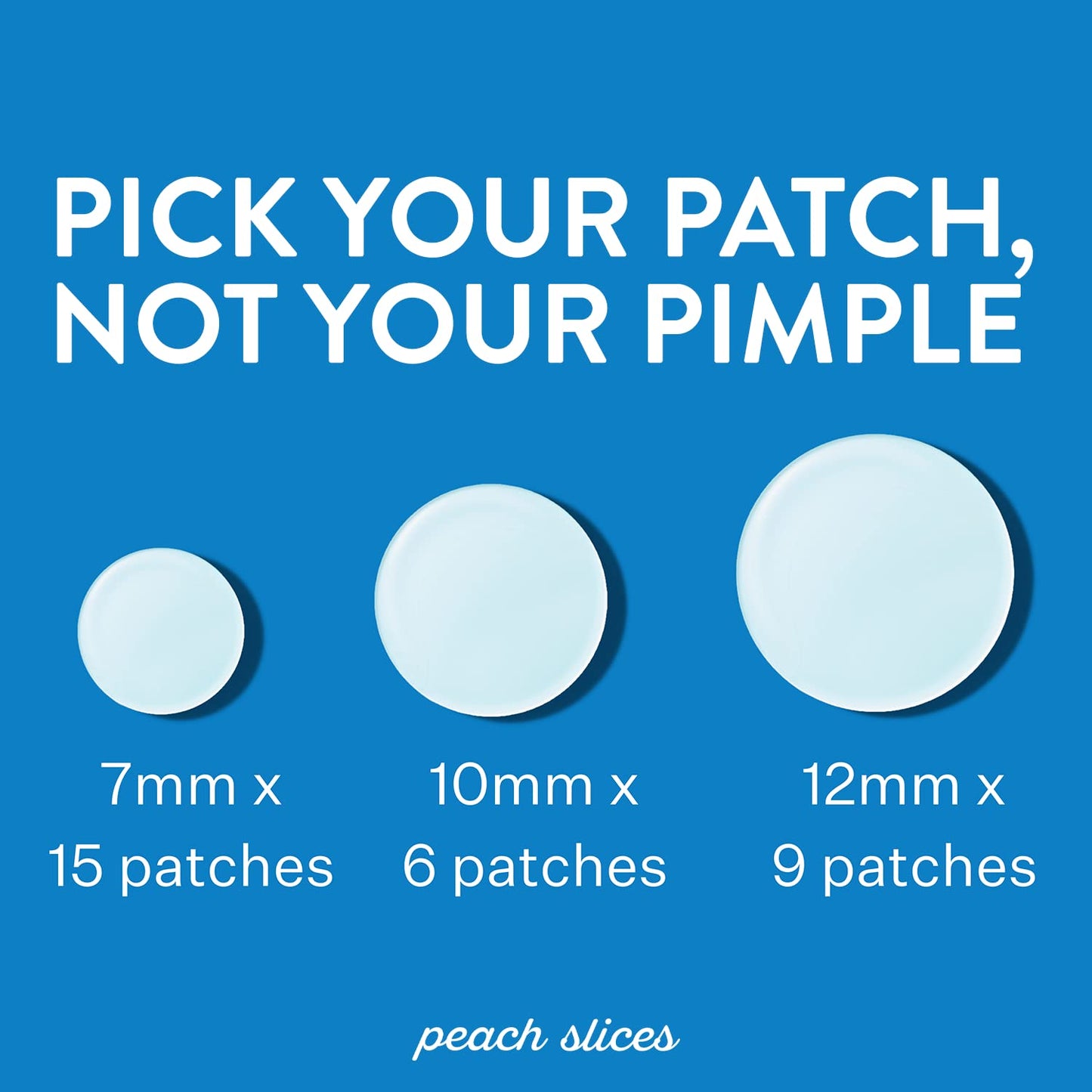 | Acne Spot Dots | Hydrocolloid Acne Patches | for Zits, Blemishes, & Breakouts | Vegan | Cruelty-Free | Pimple Patches | Facial Skin Care Products | 3 Sizes (7Mm, 10Mm, & 12Mm) | 30 Ct