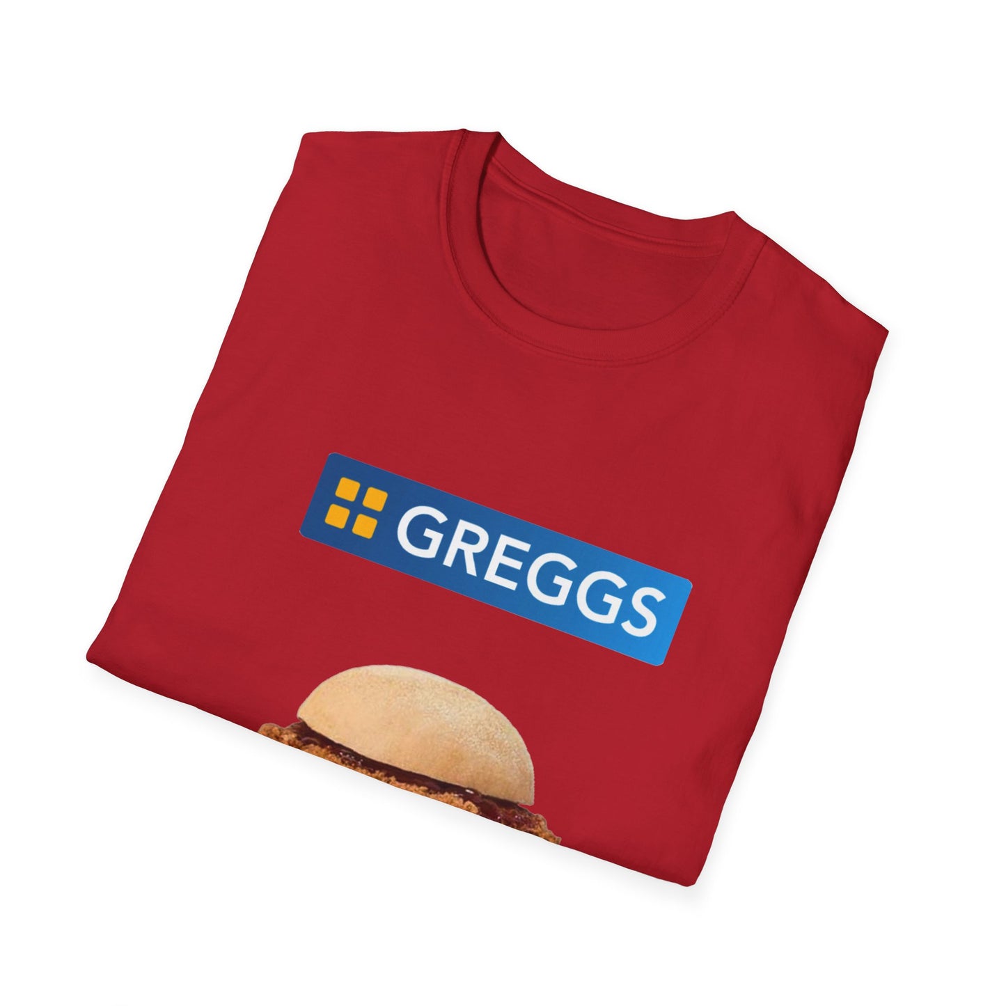 GREGGS Chicken Burger T-Shirt - Unisex Softstyle