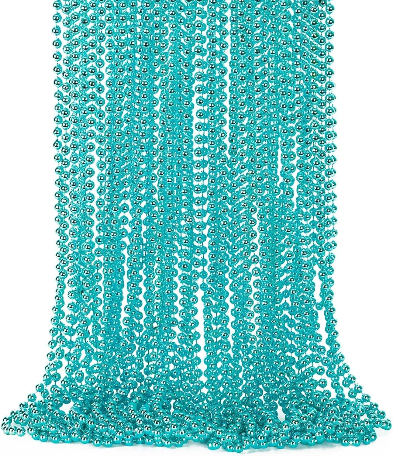 St Patricks Day Beads, 24PCS Christmas Beaded Necklace Accessories, Mardi Gras Beads Necklaces Women Men, Festival Parade Throw Accessories for Mardi Gras St. Patricks Christmas Party Wedding Supplies