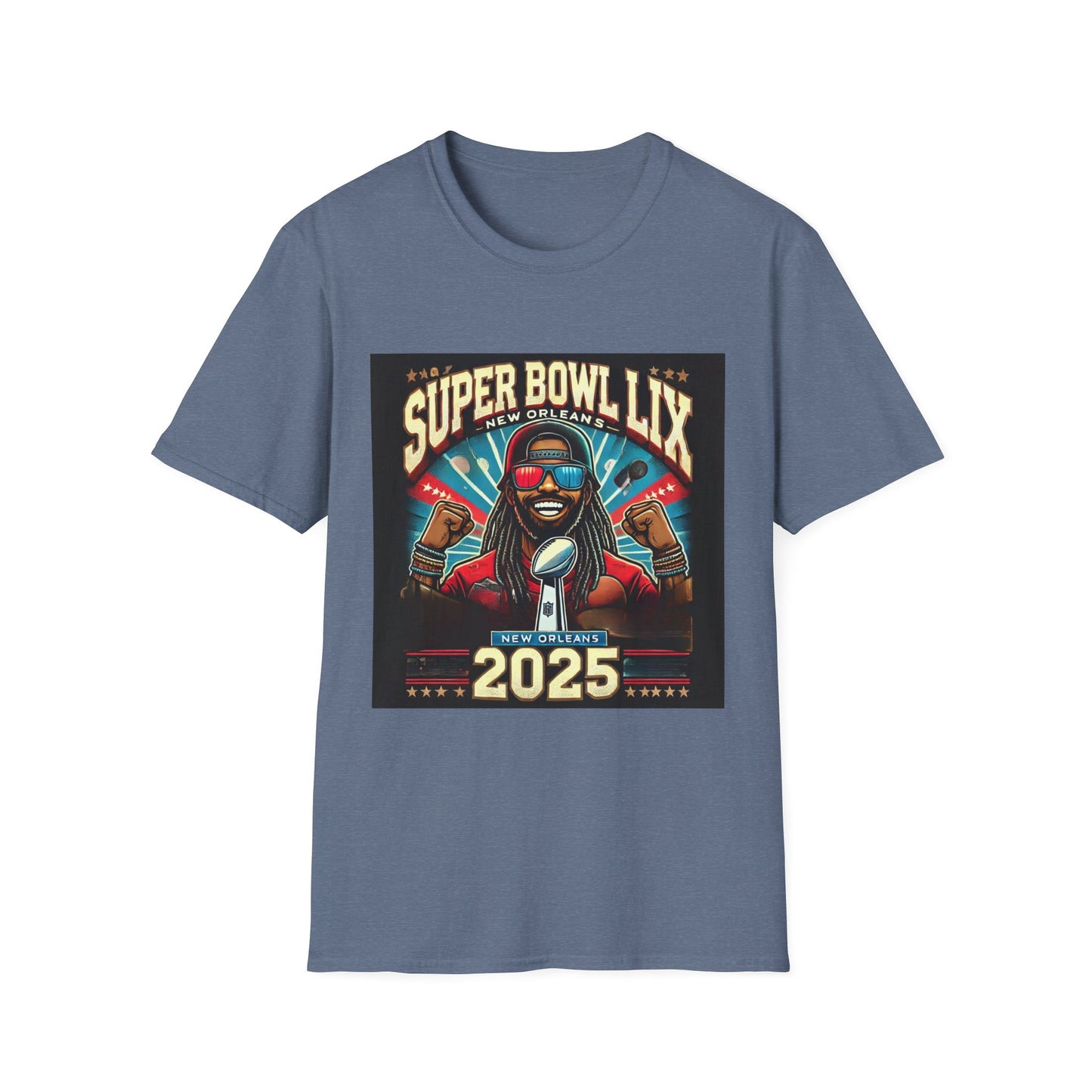 T-Shirt,Hoodie, !!! Super Bowl LIX New Orleans 2025 Unisex Softstyle T-Shirt
