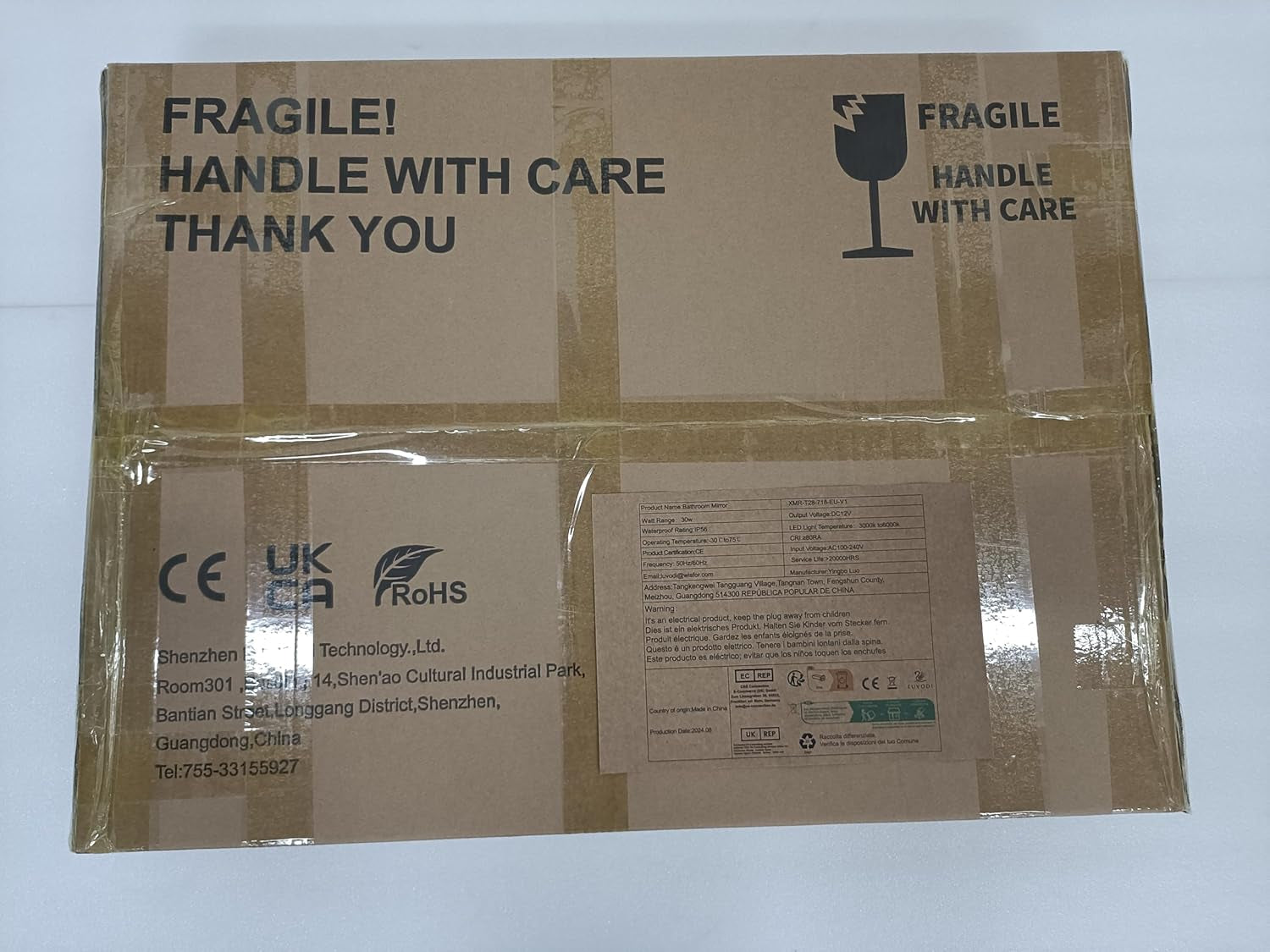 Lighted LED Bathroom Mirror: 28”X20” Oval Wall Mounted Makeup Mirror with Backlit and Front Light - Modern Dimmable Smart Mirror anti Fog with Touch Switch Sensor for Restroom Bedroom