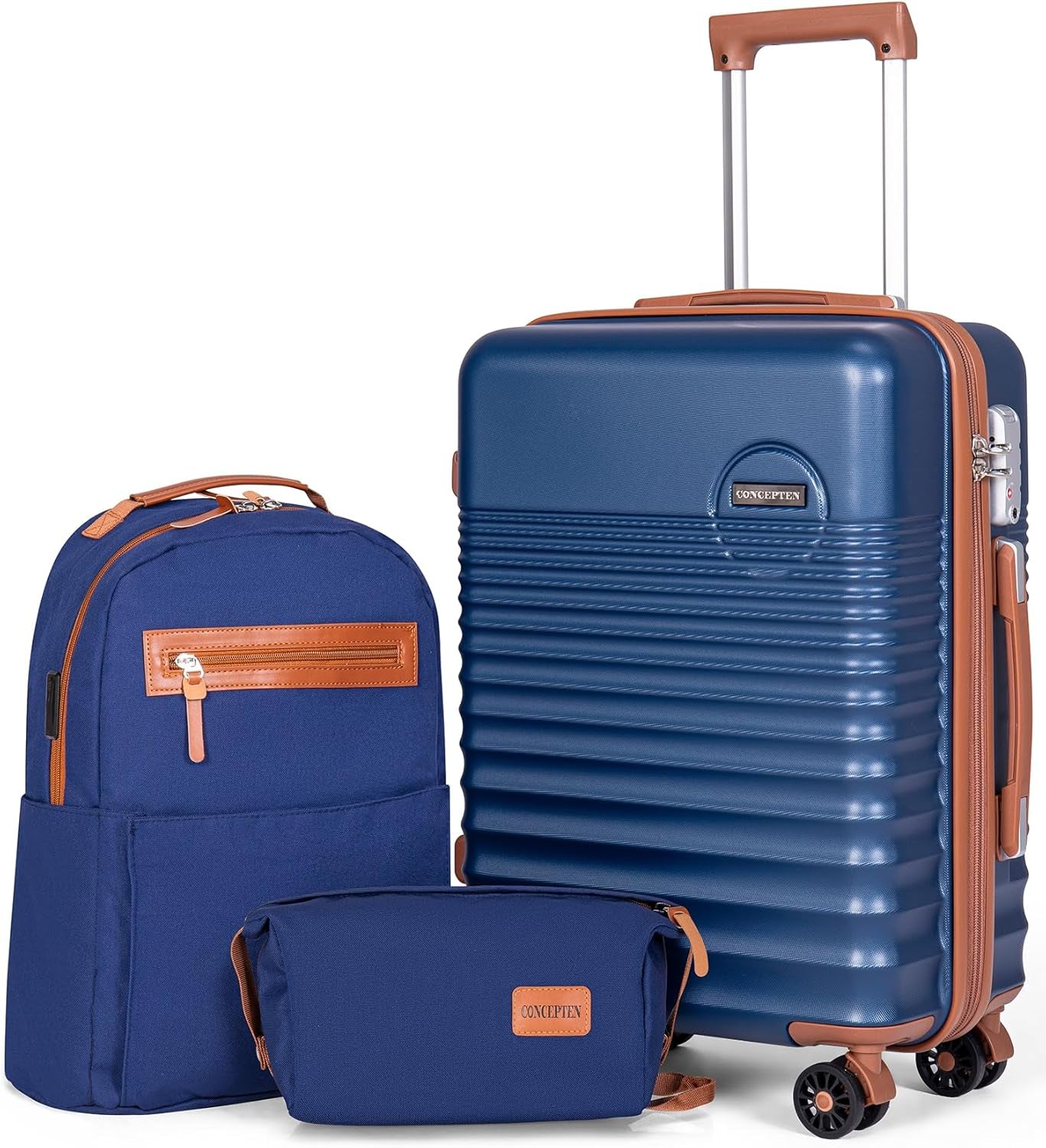Luggage Sets 5 Piece, Suitcases with Wheels, Hardshell Suitcase Set, ABS Carry on Luggage Set with TSA Lock, Travel Luggage