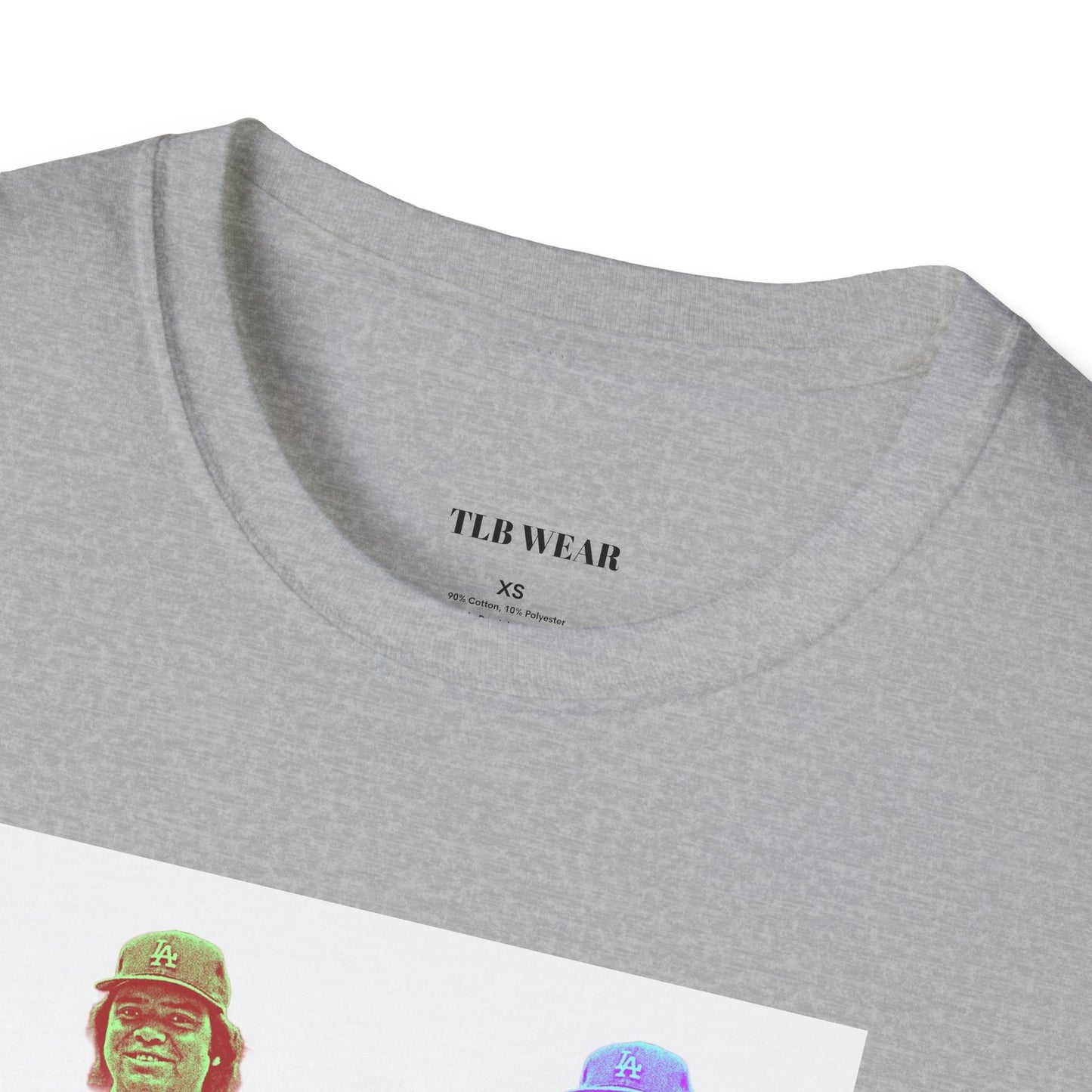 Fernando Valenzuela Dodgers Andy Warhol Style Pop Art Unisex Softstyle T-Shirt