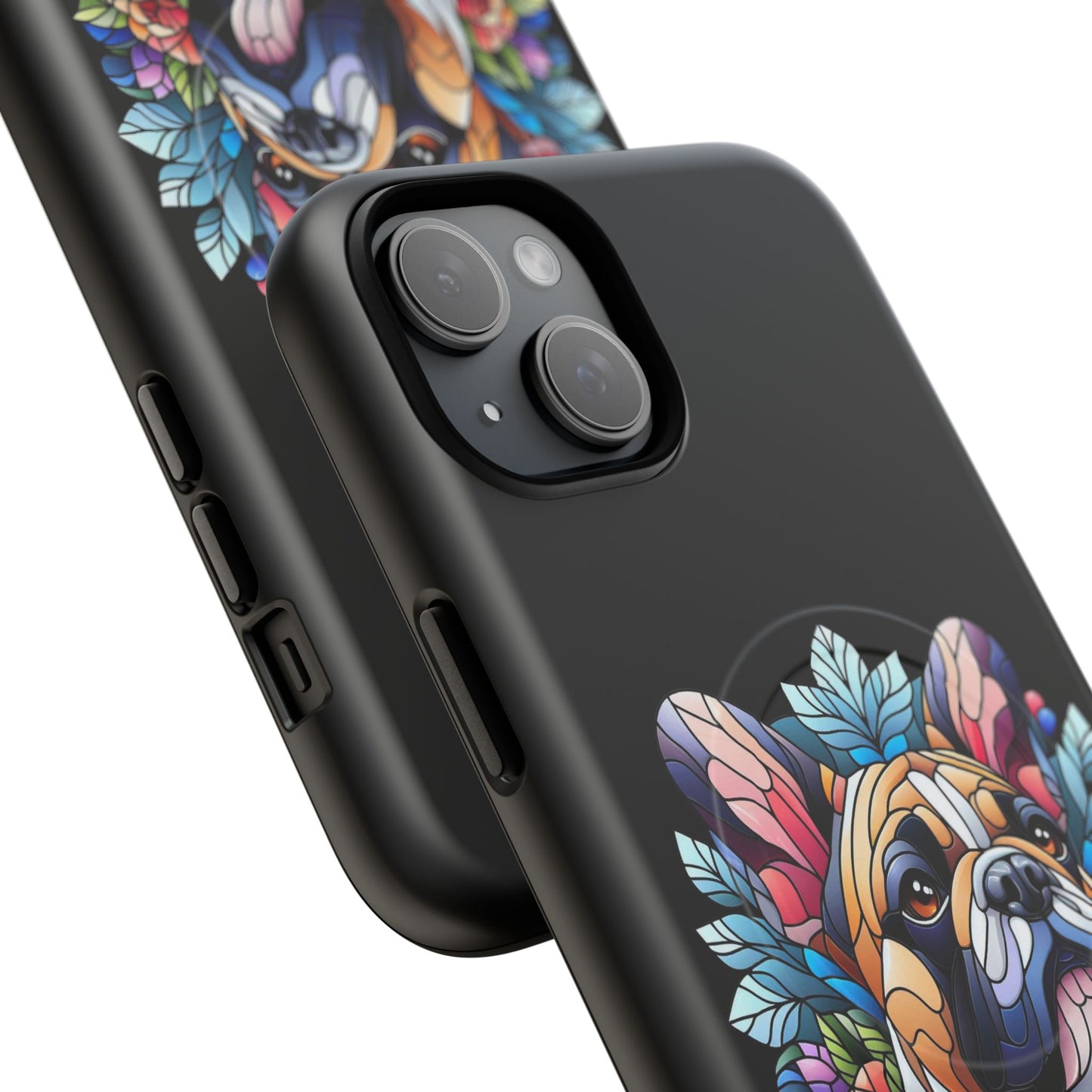 French Bulldog Stained Glass Tough Magnetic Cases