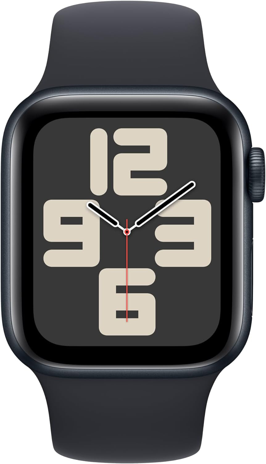 Watch SE (2Nd Gen) [GPS 40Mm] Smartwatch with Midnight Aluminum Case with Midnight Sport Band S/M. Fitness & Sleep Tracker, Crash Detection, Heart Rate Monitor