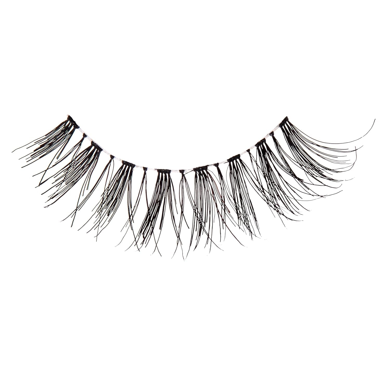 so Wispy, False Eyelashes, 'Style #11', 12 Mm, Includes 5 Pairs of Lashes, Contact Lens Friendly, Easy to Apply, Reusable Strip Lashes, Glue On, Mulitpack