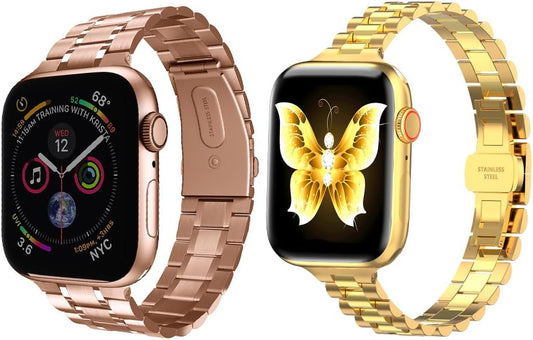 Compatible with Apple Watch Band 38Mm 40Mm 41Mm Women Men, Metal for Iwatch Band Series 9/8/7/6/5/4/3/2/1/SE