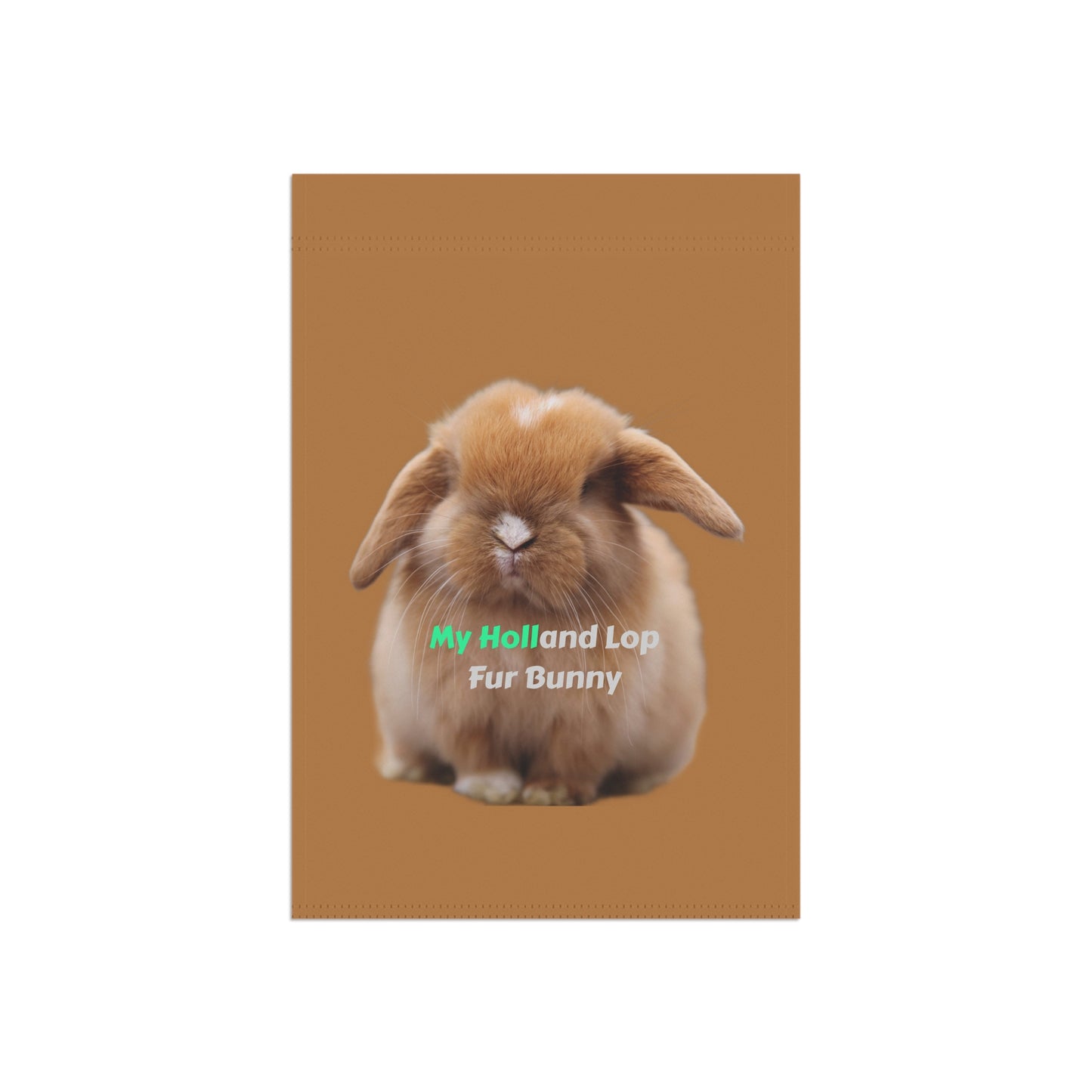 Cute Holland Lop Bunny Garden Banner - My Holland Lop Fur Bunny
