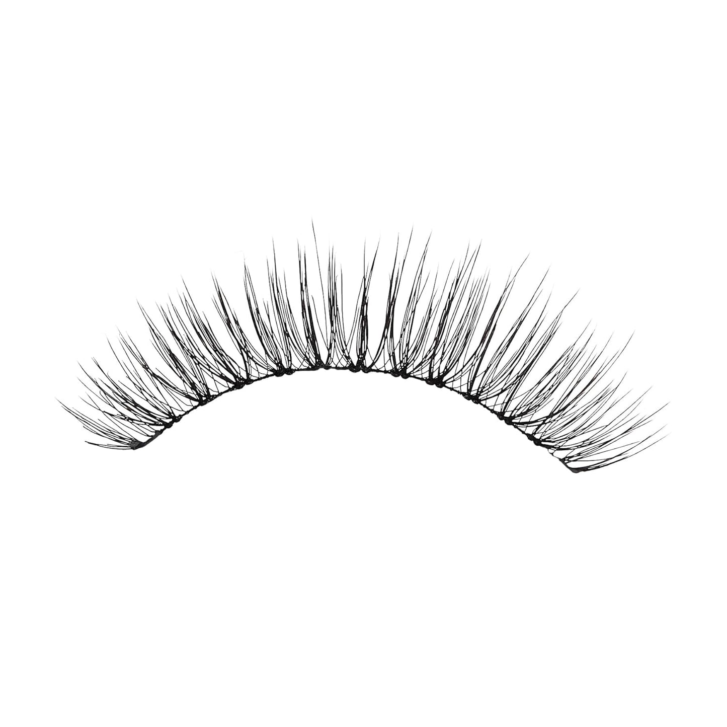Looks so Natural, False Eyelashes, 'Shy', 12 Mm, Includes 5 Pairs of Lashes, Contact Lens Friendly, Easy to Apply, Reusable Strip Lashes, Glue On