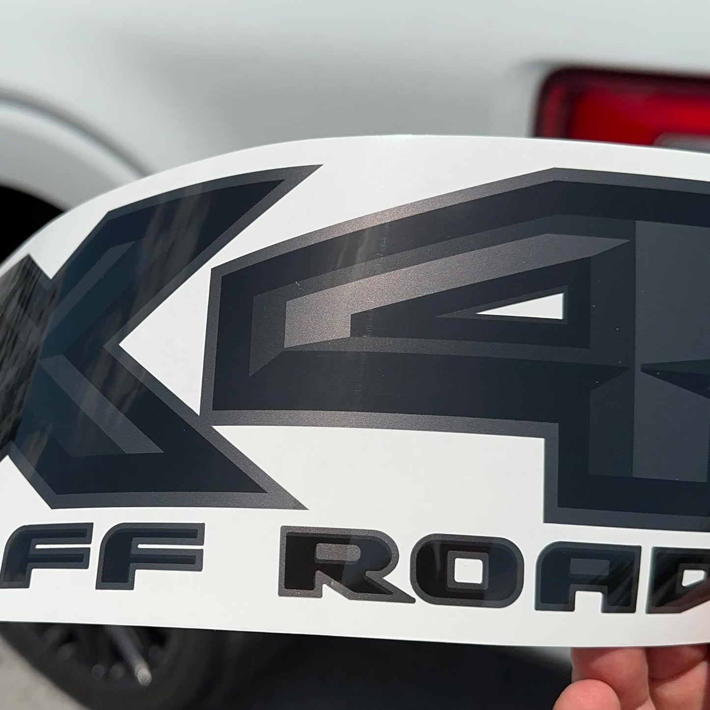 FX4 off Road Decal Replacement Sticker F150 Bedside F Truck Super Duty F250 F350 F450 (2015-2018) (Premium Series (Black and Metallic Finish))