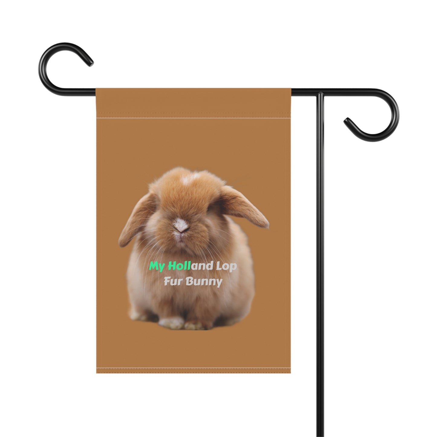 Cute Holland Lop Bunny Garden Banner - My Holland Lop Fur Bunny