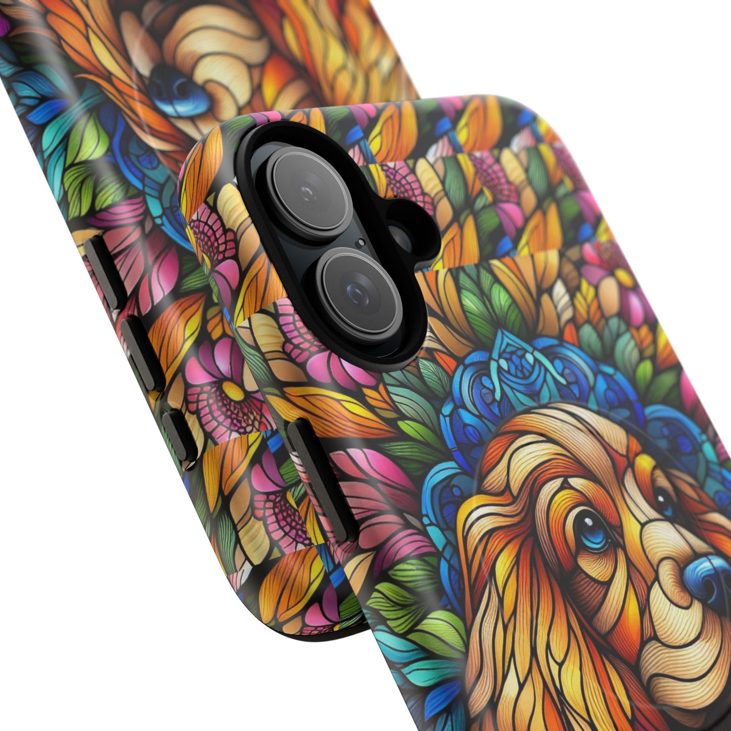 Dog Stained Glass Magnetic Cases