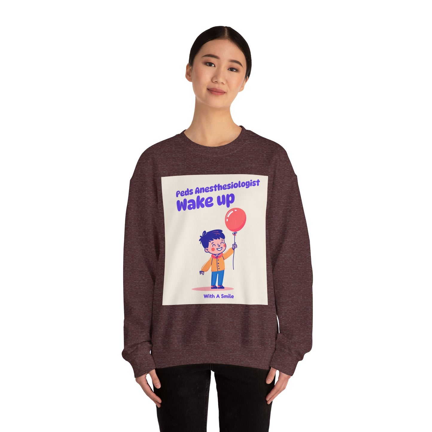 Pediatrics Peds Anesthesiologist Crewneck Sweatshirt