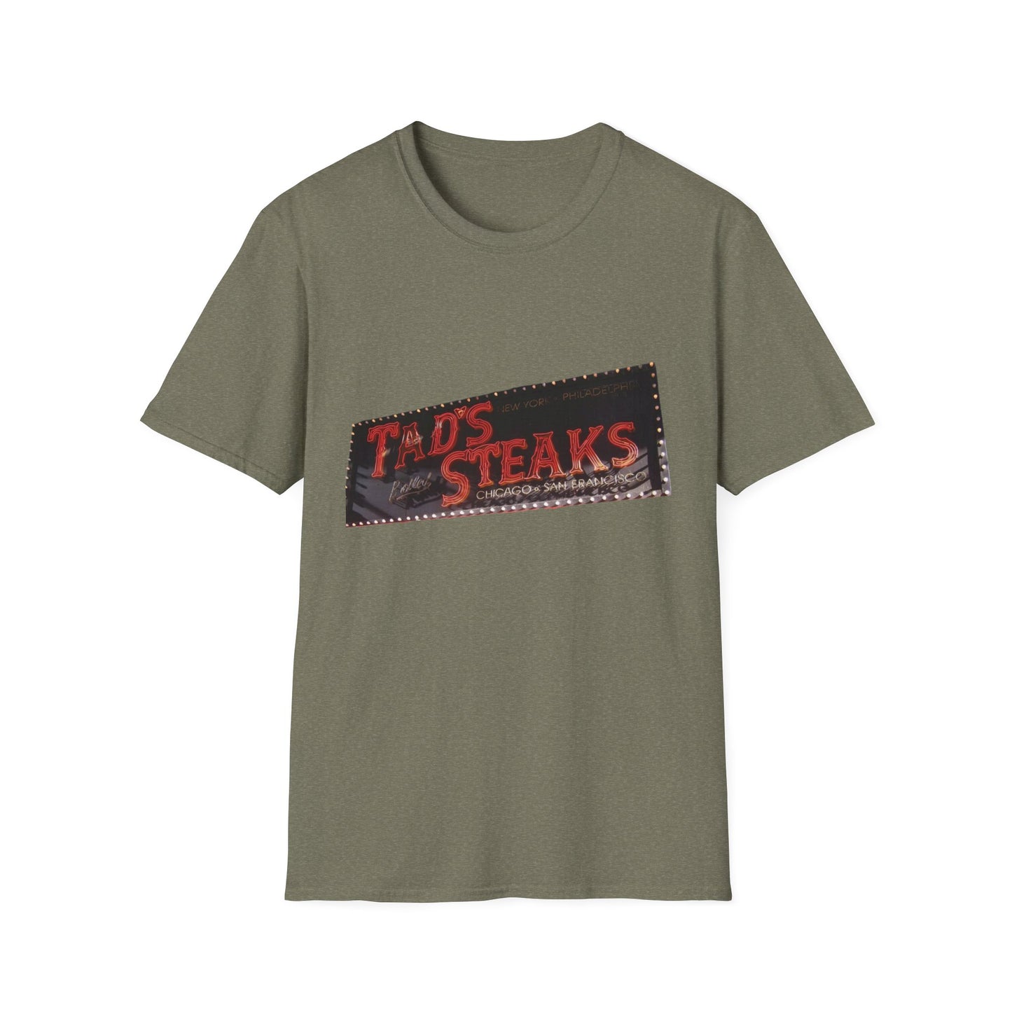 Tad's Steaks [gone] Times Square New York, NY Unisex Softstyle T-Shirt