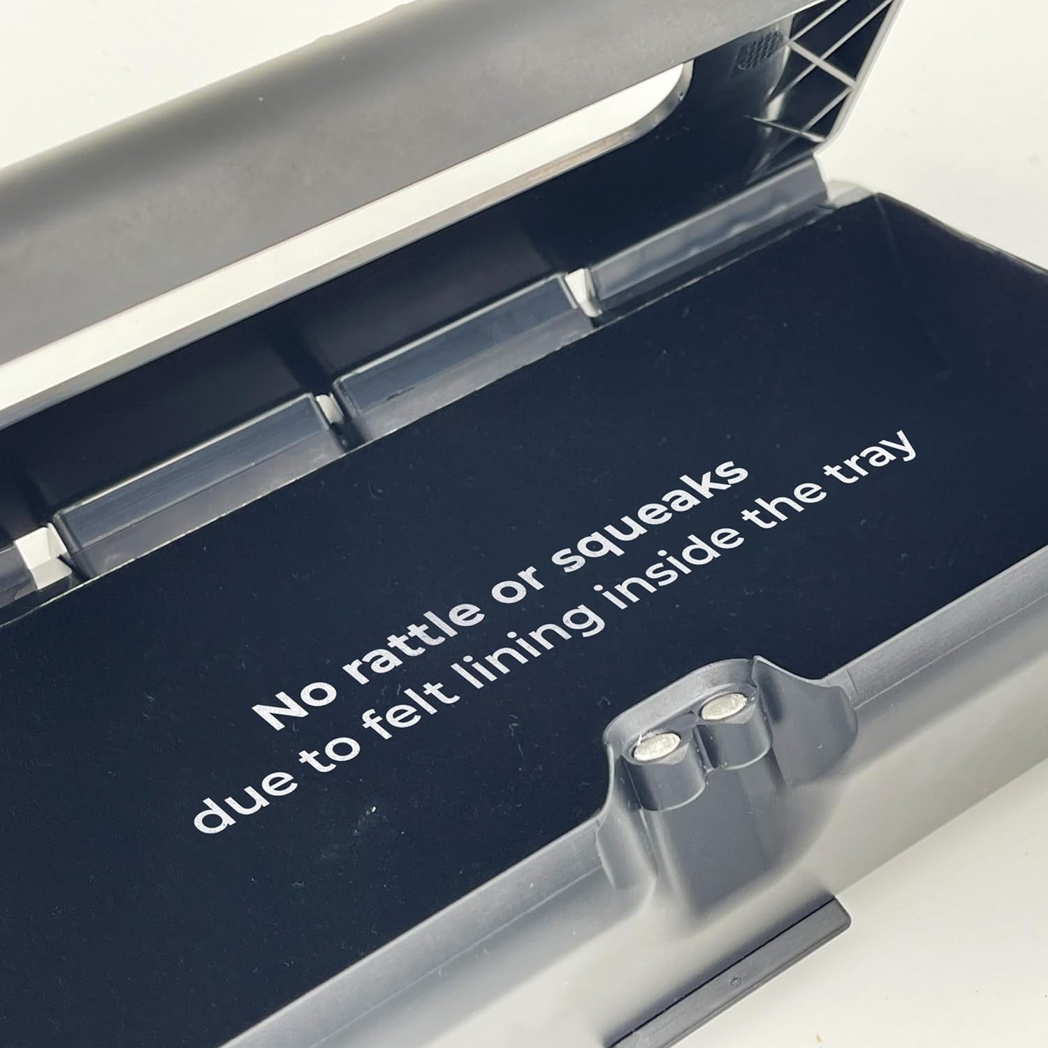 Tesla Sunglass Holder for Tesla Model 3 and Model Y with Extra under Screen Storage - Hidden Tesla Center Console Organizer - Tesla Model Y Accessories - Tesla Model 3 Accessories