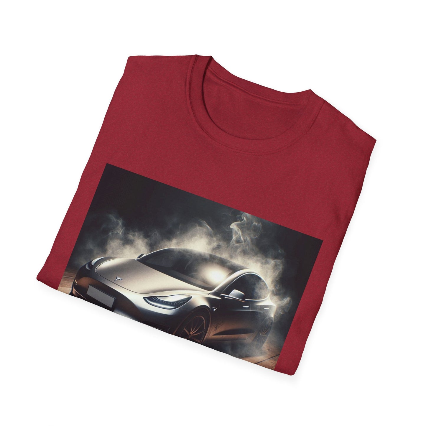 Smoked Out Tesla Model Unisex T-Shirt