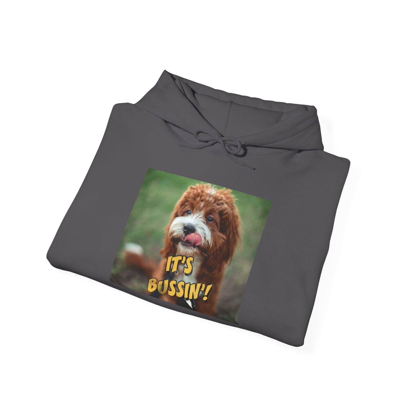 IT'S BUSSIN DOG Unisex Heavy Blend™ Hooded Sweatshirt