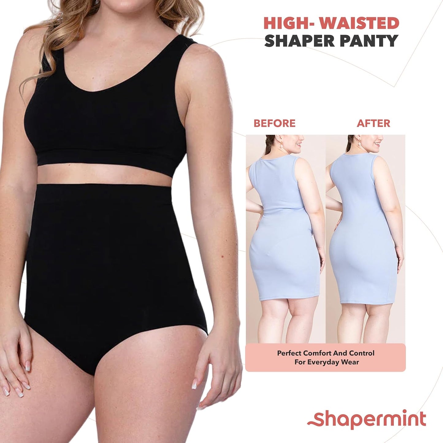 Body Shaper Tummy Control Panty - Shapewear for Women
