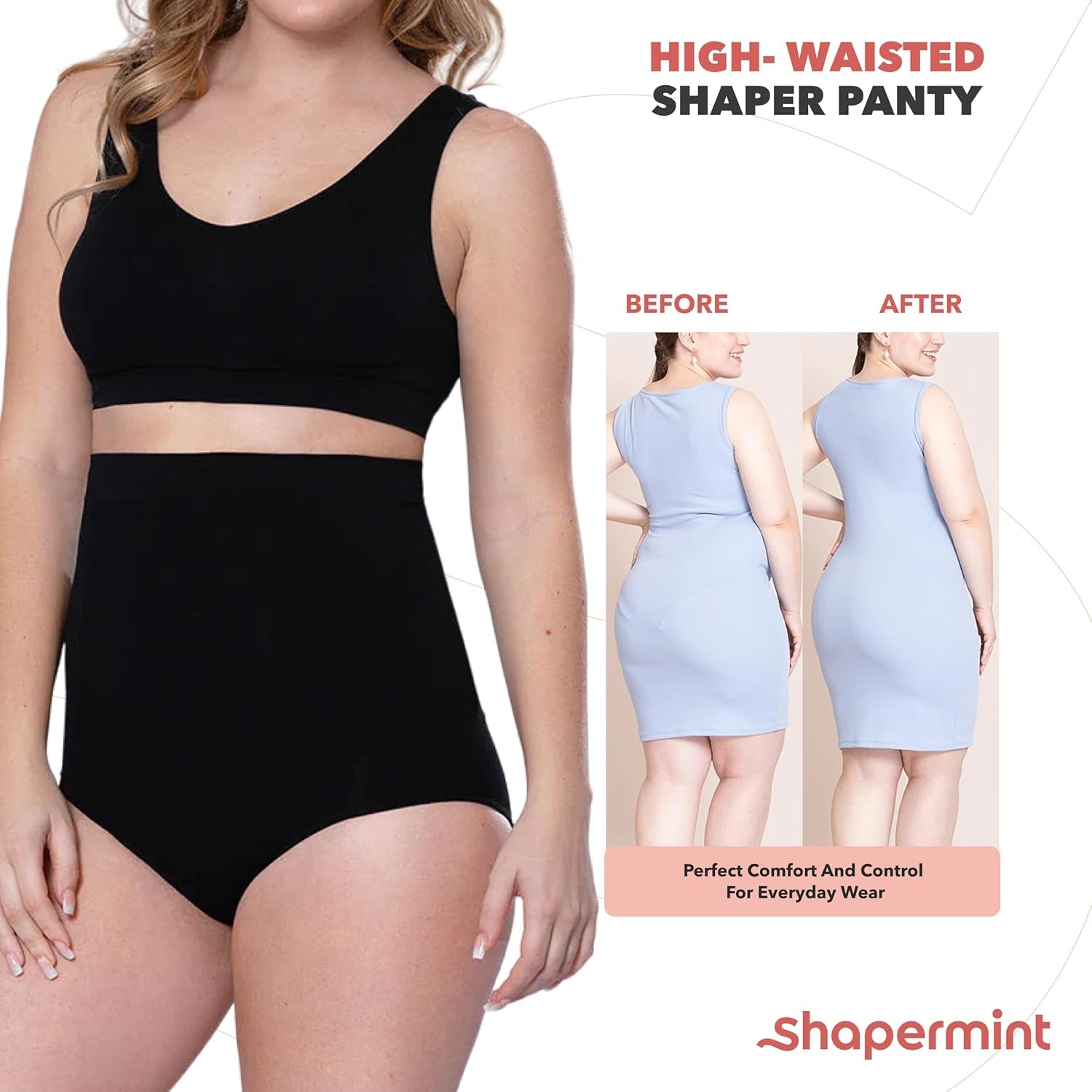 Body Shaper Tummy Control Panty - Shapewear for Women