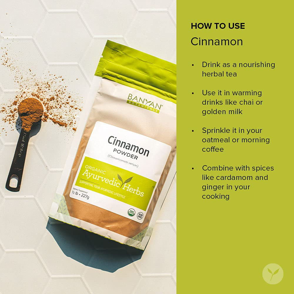 Organic Ground Cinnamon Powder – Cinnamomum Verum – Delicious Cooking Spice That Supports Healthy Digestion, Circulation & More* – Spice Jar – Non-Gmo Sustainably Sourced Vegan FFL TLBH