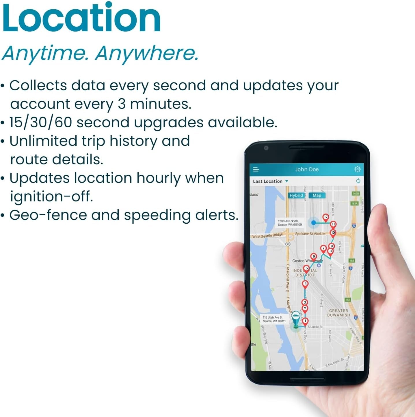 - GPS Tracker for Vehicles, [No Monthly Fee], 4G LTE, Vehicle Location, Trip History, Driving Alerts, Geofence, Fuel Economy, OBD Fault Codes, Usa-Developed, Family or Fleets TRUCK DRIVER