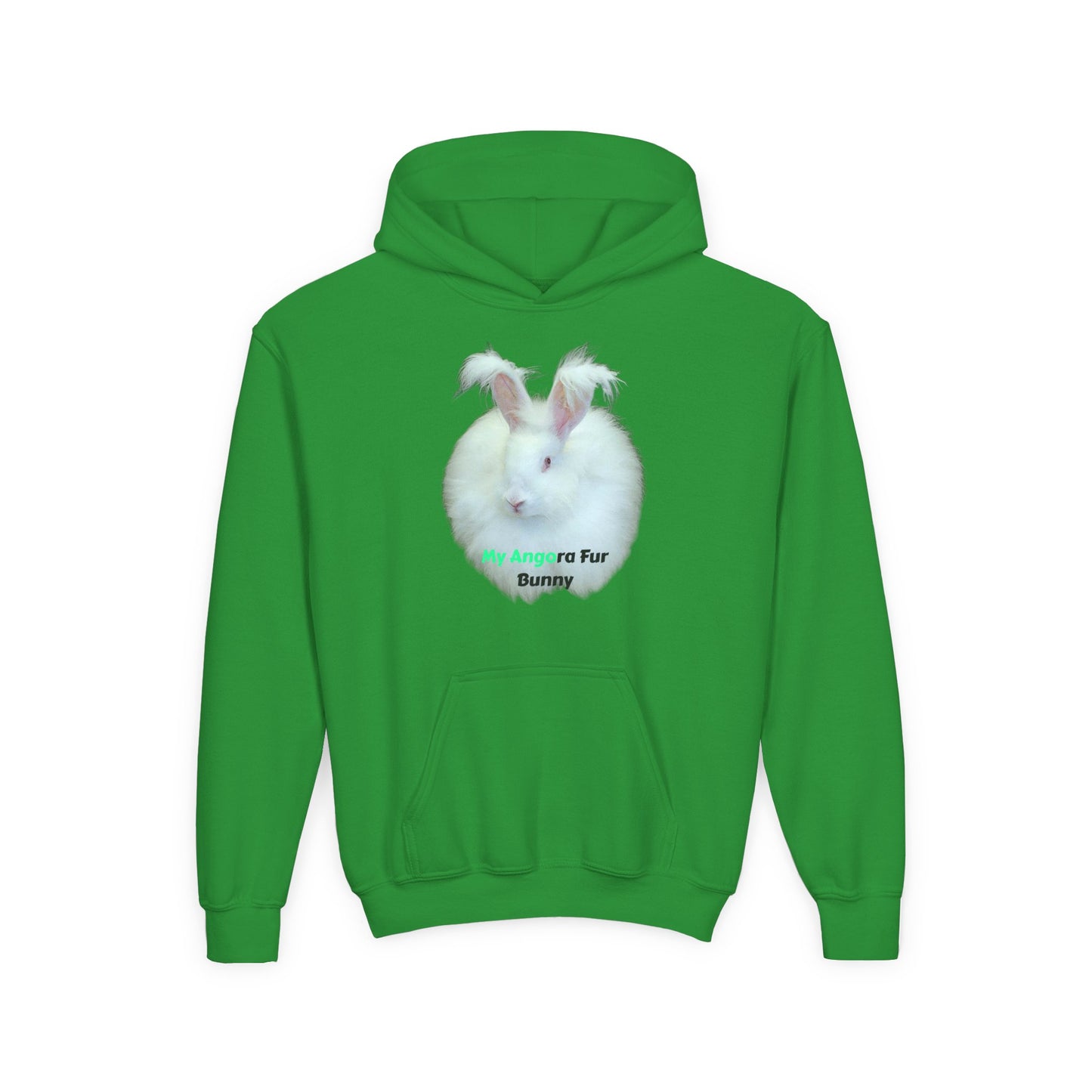 Angora Rabbit Youth Heavy Blend Hooded Sweatshirt