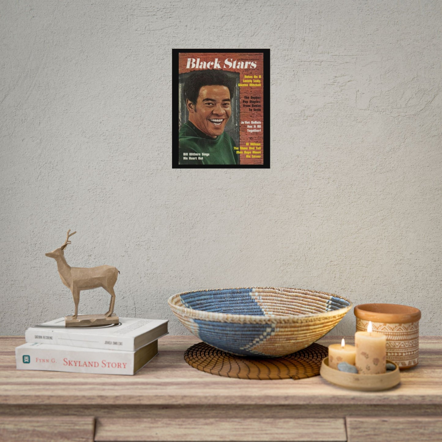 Vintage Music Rolled Posters - Bill Withers, August 1974 Design